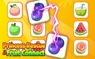 Play Princess Rescue Fruit Connect online free