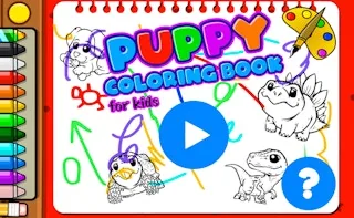 Play Puppy Coloring Book online free