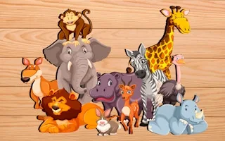 Play Puzzles for kids with animals sounds online free
