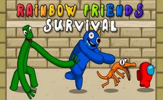 Play Rainbow Friends Among Survival Adventures online free