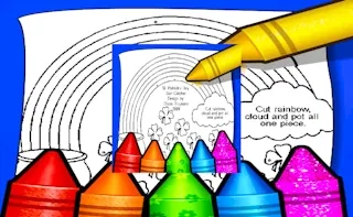 Play Rainbow With Pot Of Gold Coloring Pages online free