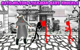 Play Ratomilton Stickman Bare Knuckle online free