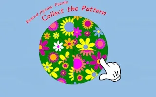 Play Round jigsaw Puzzle - Collect the Pattern online free