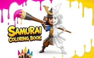 Play Samurai Coloring Book online free