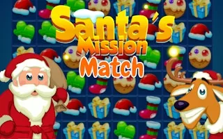 Play Santa's Match Mission online free