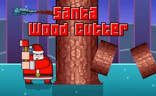 Play Santa Wood Cutter online free