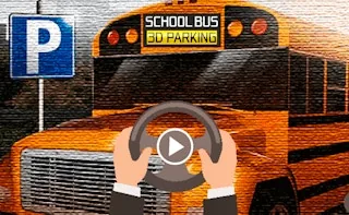 Play School Bus 3D Parking online free