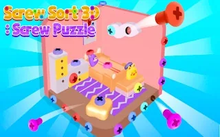 Play Screw Sort 3D Screw Puzzle online free