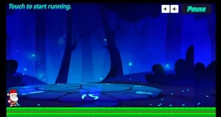 Play Santa Runner 2D online free
