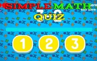 Play Simple Math Quiz online free