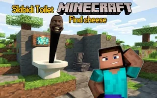 Play Skibidi Toilet Minecraft Find Cheese online free