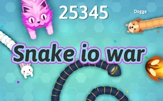 Play Snake IO War online free