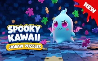 Play Spooky Kawaii Jigsaw Puzzles online free