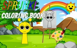 Play Sprunki Coloring Books online free