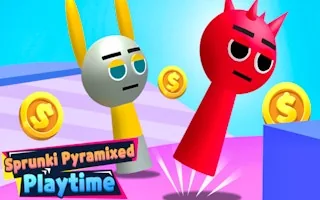 Play Sprunki Pyramixed Playtime online free