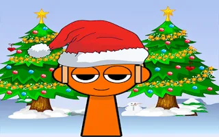 Play Sprunki Santa Rescue online free