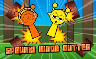 Play Sprunki Wood Cutter online free