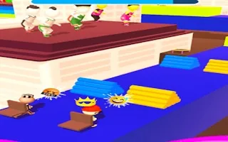 Play Bridge Race Stairs Run Build online free