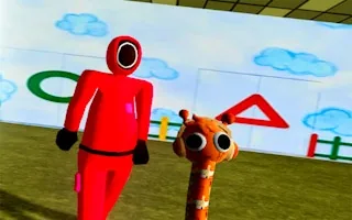 Play Squid Game Sprunki Escaped Backrooms online free