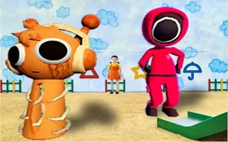 Play Squid Sprunki Game Red Light online free