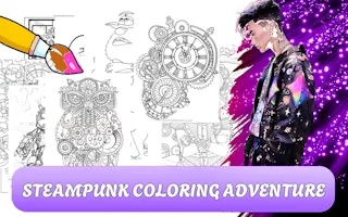Play Steampunk Coloring Adventure online free