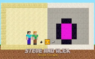 Play Steve and Alex House Escape online free