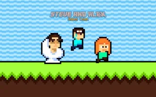 Play Steve and Alex Skibidi Toilet online free