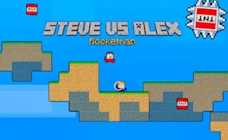 Play Steve vs Alex Rocketman online free