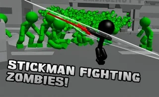 Play Stickman Killing Zombie 3D online free