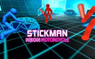 Play Stickman Neon Motorcycle Racing online free