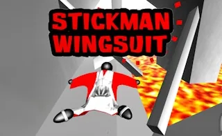 Play Stickman Wingsuit 3D online free
