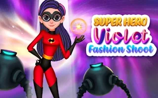 Play Superhero Violet Fashion Shoot online free