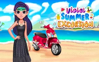 Play Superhero Violet Summer Excursion online free