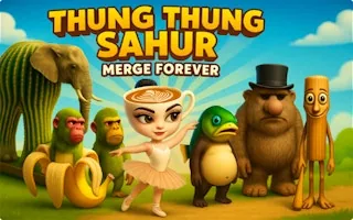 Play Thung Thung Sahur Merge Forever online free
