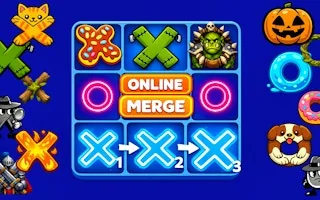 Play Tic Tac Toe Merge online free