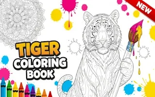 Play Tiger Coloring Book online free