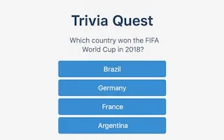 Play Trivia Quest - The Ultimate Challenge online free