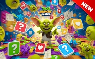 Play Troll Memory Match online free