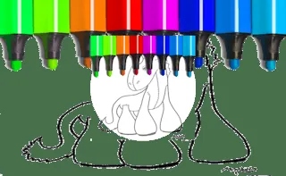 Play Unicorn Coloring For Kids online free
