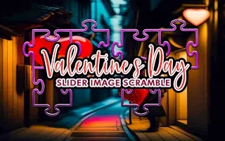 Play Valentine's Day Slider Image Scramble online free