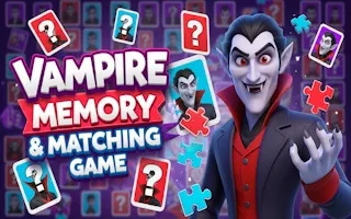 Play Vampire Memory & Matching Game online free