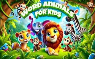 Play Word Animals for Kids online free
