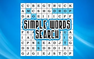 Play Simple Words Search online free