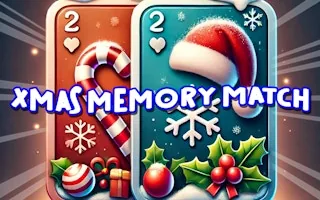 Play Xmas Memory Match online free