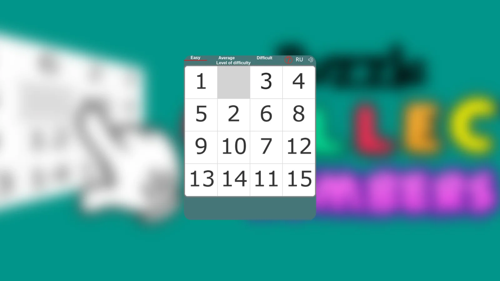 How to Solve 15 Puzzle Without Random Sliding